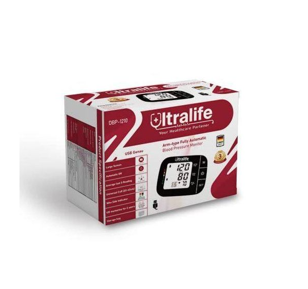 Ultralife Fully Automatic Blood Pressure Monitor DBP-1210