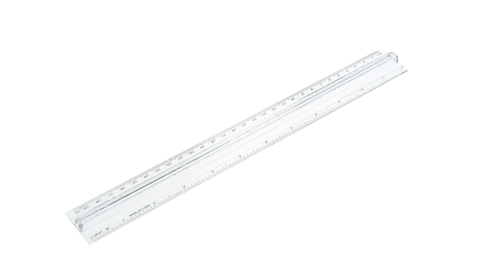 مسطرة رسم هندسي دوارة متوازية متعددة الوظائف (Rolling Ruler 30cm)