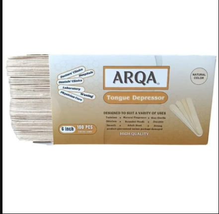ARQA Wooden Tongue Depressor 100 PCS