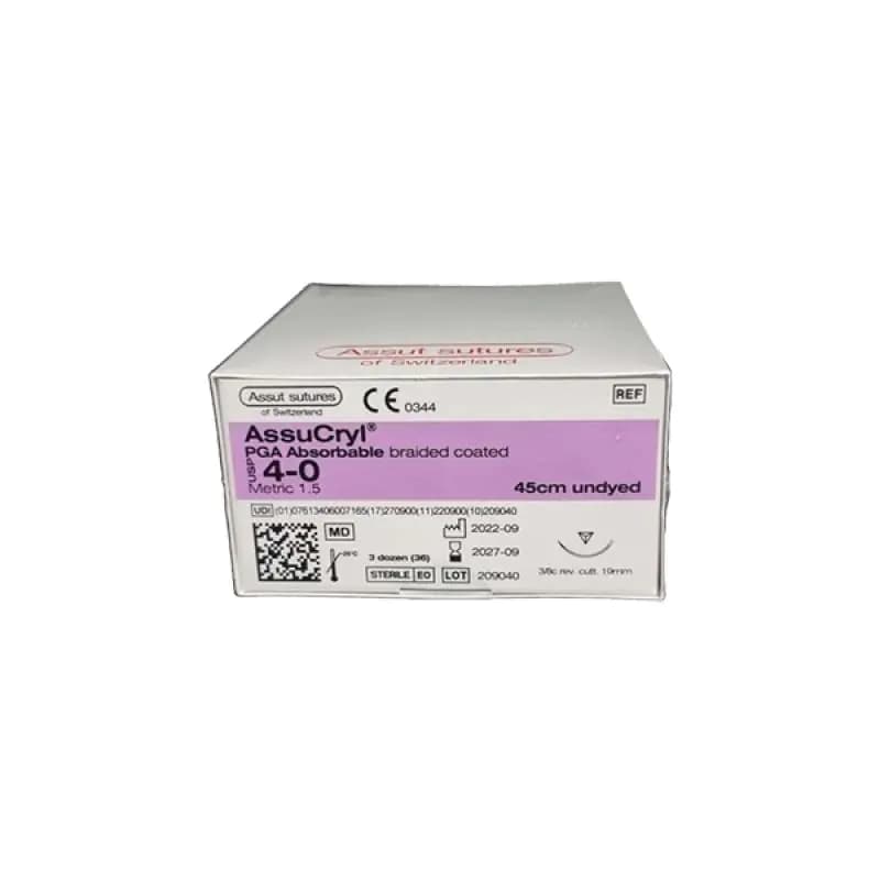Assut Assu Cryl Absorbable Sutures 4-0