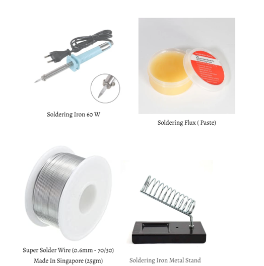 Master Soldering & PCB Assembly Kit (60W Iron, Flux, Solder Wire & Stand)