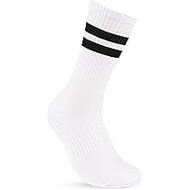 Long White Athletic Sports Socks
