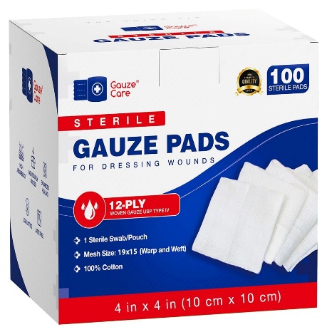 Sterile Medical Gauze Sponges